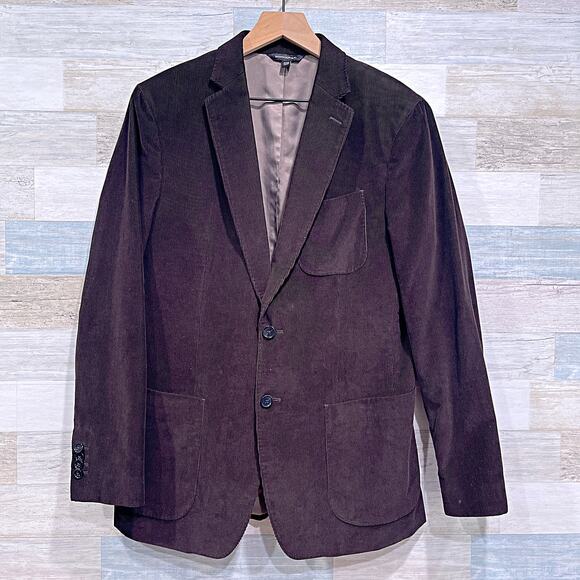 Banana Republic Slim Corduroy Sport Coat Brown 1883...